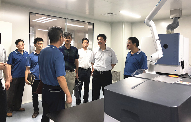 安徽省商務廳長張箭一行蒞臨安利股份考察調研