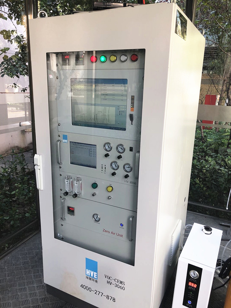 公司生產線新增尾氣VOCs在線監測係統
